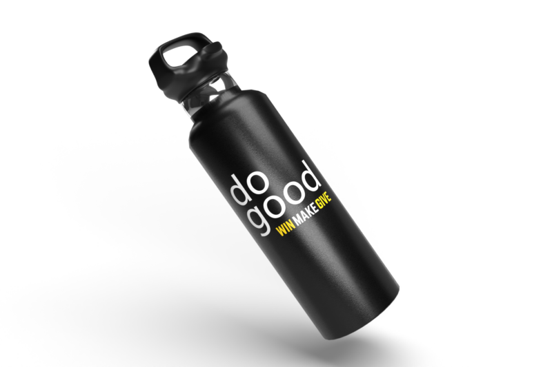 Win Make Give | Double-Wall Stainless Steel Thermal Bottle (do good) - Image 2