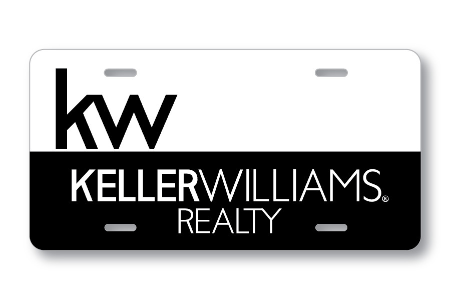 Keller Williams License plate- Realty