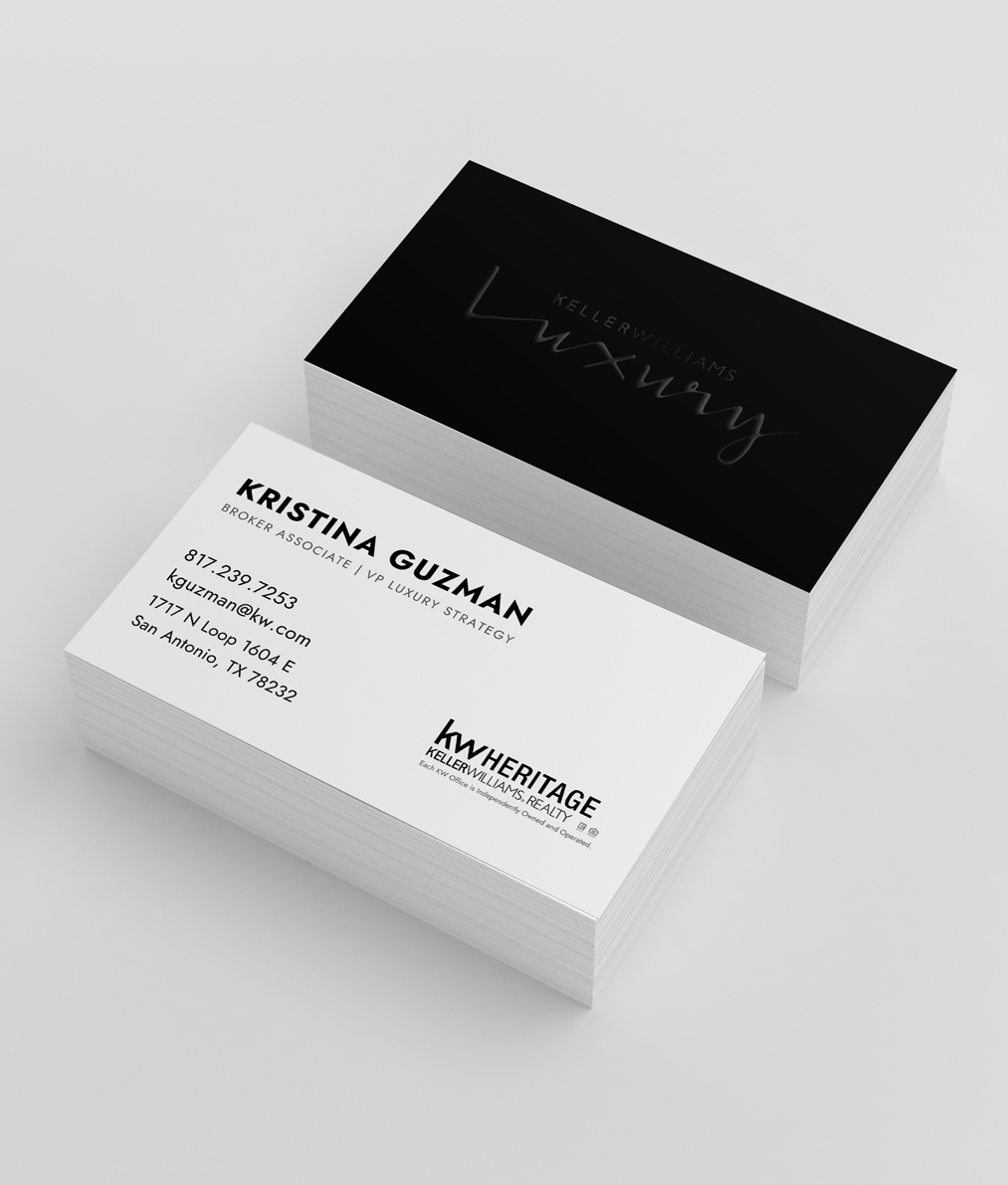 Super Luxury Business Card with Raised Spot UV