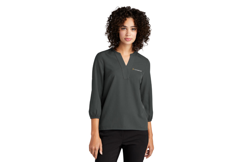 Consertus | Mercer+Mettle® Women's Stretch Crepe 3/4-Sleeve Blouse