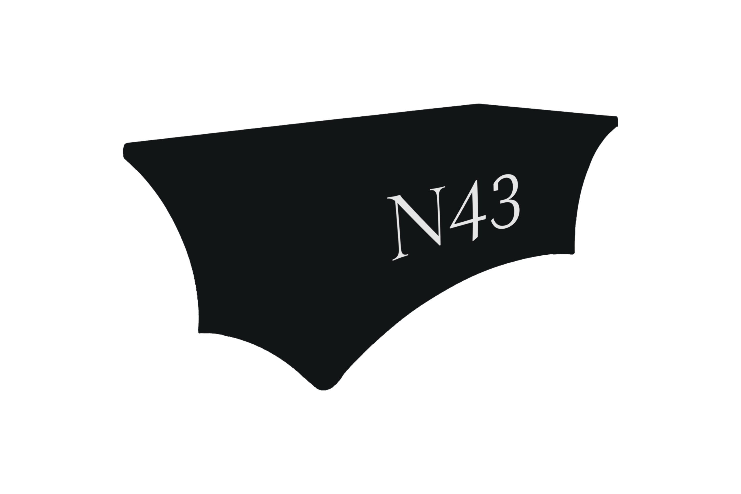 N43 | 6ft. 3-sided Table Throw with Custom Print - Image 2